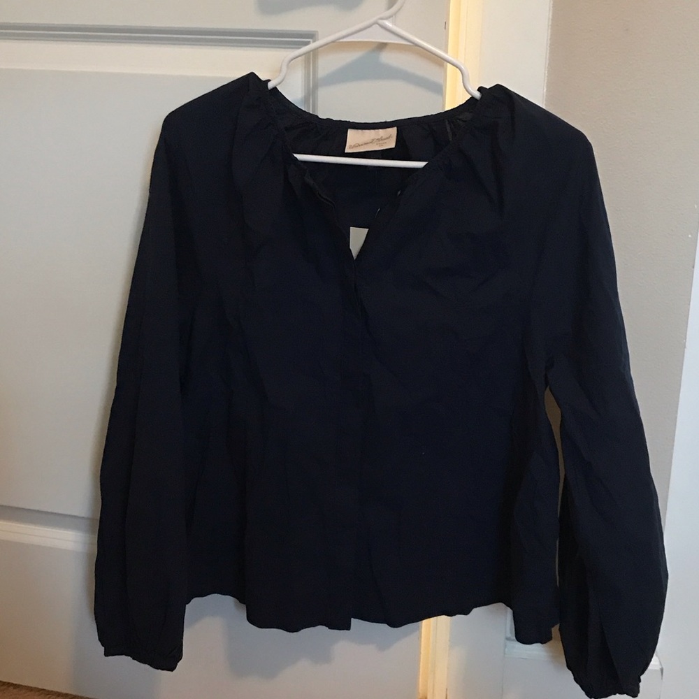 Navy Blue Women's Top